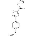 CAS#: 425609-97-8, Methyl 3-(4-Methoxyphenyl)-1,2-Oxazole-5-Carboxylate