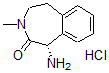 CAS#: 425663-71-4, (1S)-1-Amino-1,3,4,5-Tetrahydro-3-Methyl-2H-3-Benzazepin-2-One Hydrochloride (1:1)