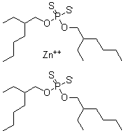 CAS 登录号：4259-15-8， 二[O,O-二(2-乙基己基)]二(二硫代磷酸)锌