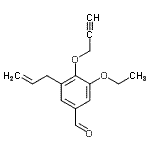 CAS#: 426221-47-8, 3-Allyl-5-Ethoxy-4-(2-Propyn-1-Yloxy)Benzaldehyde