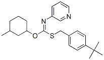 CAS#: 42723-79-5, S-((4-(1,1-Dimethylethyl)Phenyl)Methyl) 2-(3-Methylcyclohexyl)-3-Pyridinylcarbonimidothioate