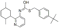 CAS#: 42754-19-8, S-[4-(2-Methyl-2-propanyl)benzyl] [2-(2,5-dimethylcyclohexyl)-3-pyridinyl]carbamothioate