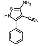 CAS#: 42754-61-0, 3-Amino-5-Phenyl-1H-Pyrazole-4-Carbonitrile
