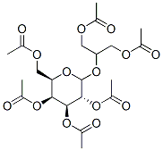 CAS 登录号：42794-04-7， 2-O-吡喃半乳糖基甘油六乙酸酯