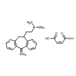 CAS 登录号：42834-51-5， N,N-二甲基-2-(5-亚甲基-10,11-二氢-5H-二苯并[a,d][7]轮烯-10-基)乙胺(2Z)-2-丁烯二酸酯(1:1)