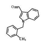 CAS 登录号：428495-34-5， 1-(2-甲基苄基)-1H-吲哚-3-甲醛