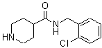CAS#: 429631-11-8, N-(2-Chlorobenzyl)-4-Piperidinecarboxamide