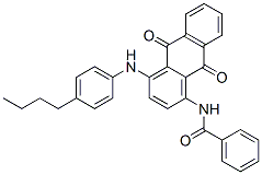 CAS#: 43096-12-4, N-[4-[(4-Butylphenyl)Amino]-9,10-Dihydro-9,10-Dioxo-1-Anthryl]Benzamide