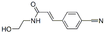 CAS 登录号：43196-23-2， N-(2-羟基乙基)-3-(4-氰基苯基)丙烯酰胺