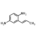 CAS#: 432027-49-1, 2-[(1E)-1-Propen-1-Yl]-1,4-Benzenediamine
