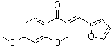 CAS 登录号：4332-90-5， (2E)-1-(2,4-二甲氧基苯基)-3-(2-呋喃基)-2-丙烯-1-酮