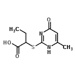 CAS#: 433253-10-2, 2-[(6-Methyl-4-Oxo-1,4-Dihydro-2-Pyrimidinyl)Sulfanyl]Butanoic Acid