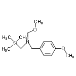 CAS 登录号：433289-59-9， 1-甲氧基-N-(4-甲氧基苄基)-N-[(三甲基硅烷基)甲基]甲胺