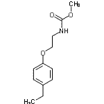 CAS 登录号：434312-11-5， 甲基[2-(4-乙基苯氧基)乙基]氨基甲酸酯