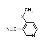 CAS#: 435271-25-3, 4-(Methylsulfanyl)Nicotinonitrile