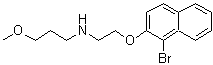 CAS 登录号：435284-61-0， N-{2-[(1-溴-2-萘基)氧基]乙基}-3-甲氧基-1-丙胺