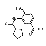 CAS#: 435291-04-6, 3-[(Cyclopentylcarbonyl)Amino]-4-Methylbenzamide