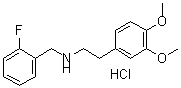 CAS#: 435345-24-7, N-[(2-Fluorophenyl)Methyl]-3,4-Dimethoxy-Benzeneethanamine Hydrochloride