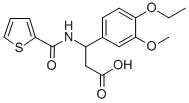 CAS#: 436087-15-9, 3-(4-Ethoxy-3-Methoxy-Phenyl)-3-[(Thiophene-2-Carbonyl)-Amino]-Propionic Acid