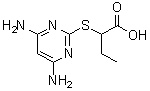 CAS # 436088-61-8, 2-[(4,6-Diamino-2-Pyrimidinyl)Sulfanyl]Butanoic Acid