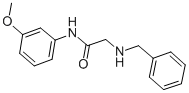CAS 登录号：436089-50-8， 2-苄基氨基-N-(3-甲氧基-苯基)-乙酰胺