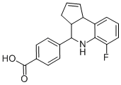 CAS#: 436811-08-4, 4-(6-Fluoro-3a,4,5,9beta-Tetrahydro-3 H-Cyclopenta[c]Quinolin-4-Yl)-Benzoic Acid