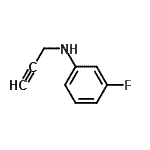 CAS#: 436849-26-2, 3-Fluoro-N-(2-Propyn-1-Yl)Aniline