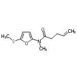 CAS 登录号：438045-33-1， N-甲基-N-[5-(甲硫基)-2-呋喃基]-4-戊烯酰胺