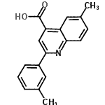 CAS#: 438216-68-3, 6-Methyl-2-(3-Methylphenyl)-4-Quinolinecarboxylic Acid