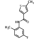 CAS#: 438216-87-6, N-(5-Fluoro-2-Methylphenyl)-5-Methyl-3-Thiophenecarboxamide