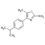 CAS#: 438218-20-3, 4-(4-Isopropylphenyl)-5-Methyl-1,3-Thiazol-2-Amine