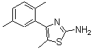 CAS 登录号：438220-19-0， 4-(2,5-二甲基苯基)-5-甲基-1,3-噻唑-2-胺