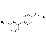 CAS#: 4385-63-1, 2-(4-Methoxyphenyl)-6-Methylpyridine