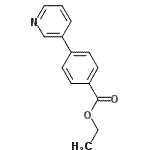 CAS 登录号：4385-71-1， 乙基4-(3-吡啶基)苯甲酸酯