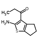 CAS#: 438532-24-2, 1-(2-Amino-5,6-Dihydro-4H-Cyclopenta[b]Thiophen-3-Yl)-1-Propanone