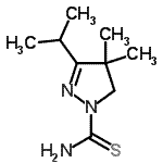 CAS#: 438541-85-6, 3-Isopropyl-4,4-Dimethyl-4,5-Dihydro-1H-Pyrazole-1-Carbothioamide