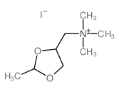 CAS#: 4386-79-2, Trimethyl-[(2-methyl-1,3-dioxolan-4-yl)methyl]ammonium iodide