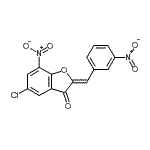 CAS#: 438625-28-6, (2Z)-5-Chloro-7-Nitro-2-(3-Nitrobenzylidene)-1-Benzofuran-3(2H)-One