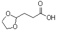 CAS 登录号：4388-56-1， 3-(1,3-二氧戊环-2-基)丙酸