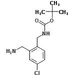 CAS#: 439116-15-1, 2-Methyl-2-Propanyl [2-(Aminomethyl)-4-Chlorobenzyl]Carbamate