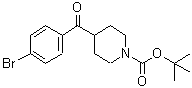 CAS 登录号：439811-37-7， 4-(4-溴苯甲酰基)-1-哌啶羧酸叔丁酯