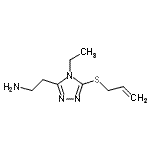 CAS#: 439855-13-7, 2-[5-(Allylsulfanyl)-4-Ethyl-4H-1,2,4-Triazol-3-Yl]Ethanamine