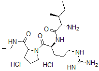 CAS#: 442526-89-8, L-Isoleucyl-L-Arginyl-N-Ethyl-L-Prolinamide Dihydrochloride