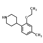 CAS 登录号：443130-87-8， 4-(2-乙氧基-4-甲基苯基)哌啶