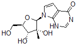 CAS#: 443642-45-3, 1,7-Dihydro-7-(2-C-Methyl-beta-D-Ribofuranosyl)-4H-Pyrrolo[2,3-d]Pyrimidin-4-One