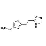 CAS#: 443923-47-5, 4-[2-(4-Ethyl-2-Thienyl)Ethyl]-1H-Imidazole