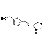 CAS#: 443923-56-6, 4-[(E)-2-(5-Ethyl-2-Thienyl)Vinyl]-1H-Imidazole