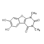 CAS#: 444711-52-8, 6,7-Dihydroxy-1,3-Dimethyl[1]Benzofuro[2,3-d]Pyrimidine-2,4(1H,3H)-Dione