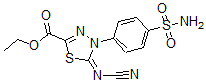 CAS#: 444791-17-7, 4-[4-(Aminosulfonyl)Phenyl]-5-(Cyanoimino)-4,5-Dihydro-1,3,4-Thiadiazole-2-carboxylic Acid Ethyl Ester