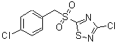 CAS#: 444791-19-9, 3-Chloro-5-[(4-Chlorobenzyl)Sulfonyl]-1,2,4-Thiadiazole